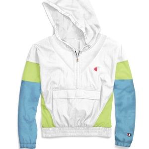 NWT Champion‎ Women’s Warm Up Jacket Nylon Pullover